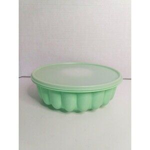 Vintage Tupperware Green Jello Mold